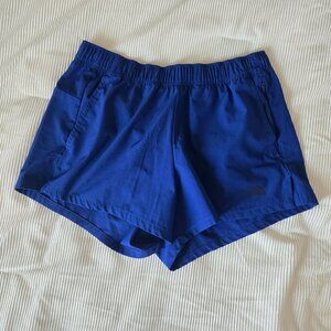 Women's North Face Royal Blue Shorts - Small